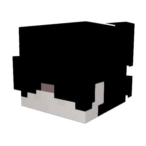 Kholoo_ Minecraft avatar head, 3D render