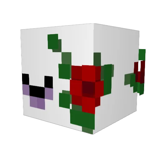 KhonH Minecraft avatar head, 3D render