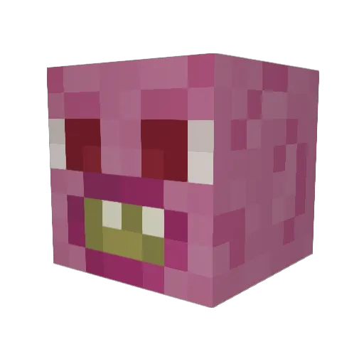 KhonorEatsSand Minecraft avatar head, 3D render