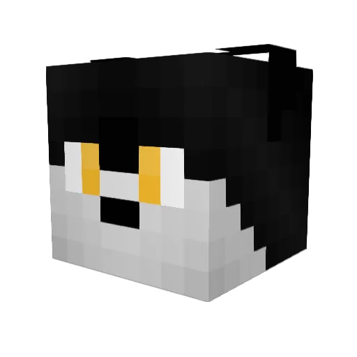 Khorxic Minecraft avatar head, 3D render
