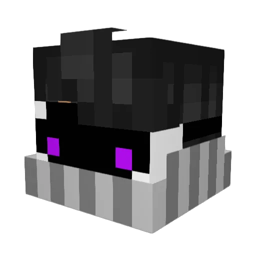 KhosuDeimos Minecraft avatar head, 3D render