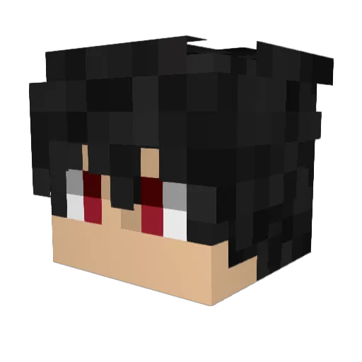 Khotboy Minecraft avatar head, 3D render