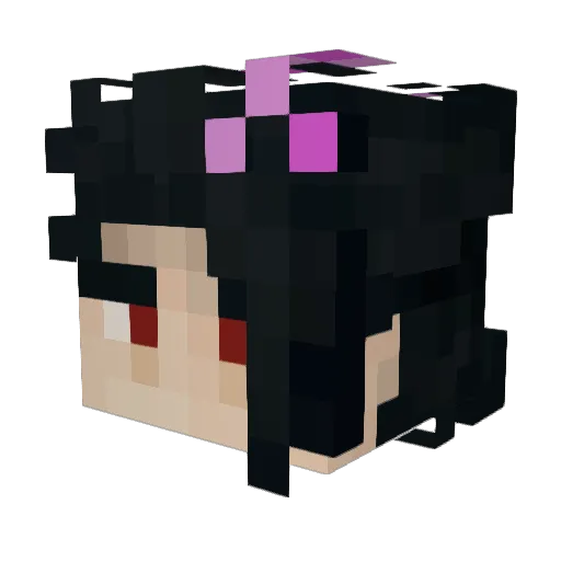 Khriszky Minecraft avatar head, 3D render