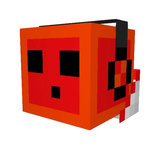 Khro_OW Minecraft avatar head, 3D render