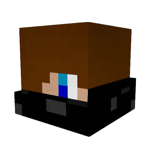 Khronos972 Minecraft avatar head, 3D render