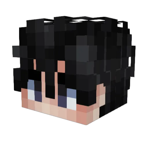 Khrysteas Minecraft avatar head, 3D render