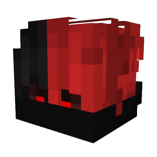 Khuloskii Minecraft avatar head, 3D render