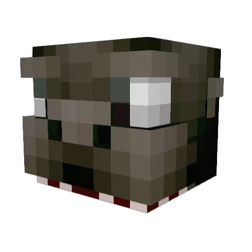 Khursheed Minecraft avatar head, 3D render