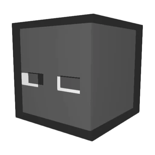 Khuurn Minecraft avatar head, 3D render