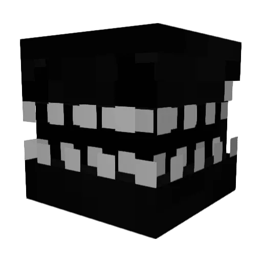 Khvasd Minecraft avatar head, 3D render