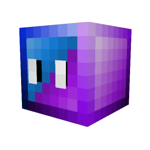 Khypestuff Minecraft avatar head, 3D render