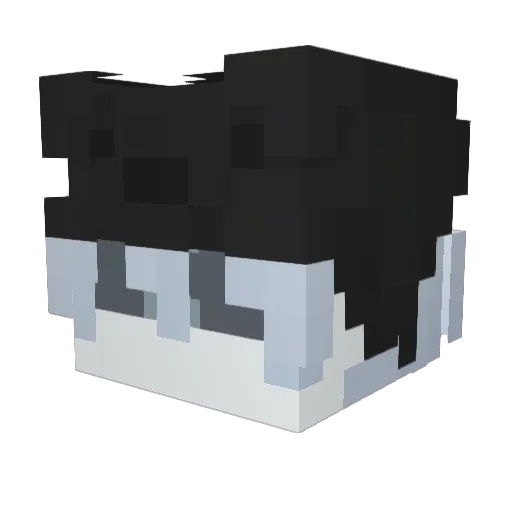 Khyreee Minecraft avatar head, 3D render