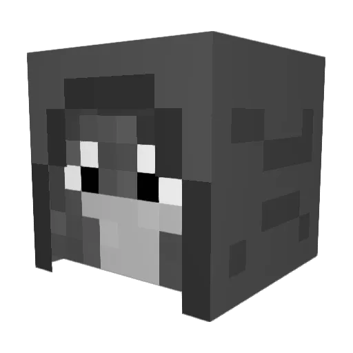 KhyxNullos4 Minecraft avatar head, 3D render