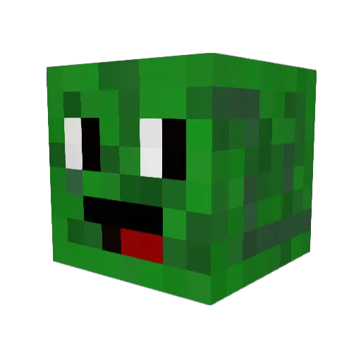 Ki101 Minecraft avatar head, 3D render