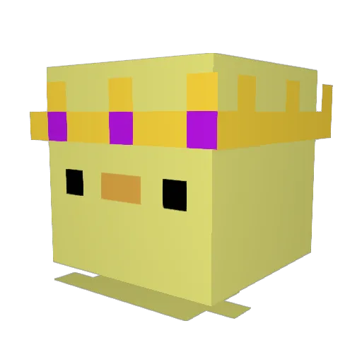 Ki1lxr Minecraft avatar head, 3D render