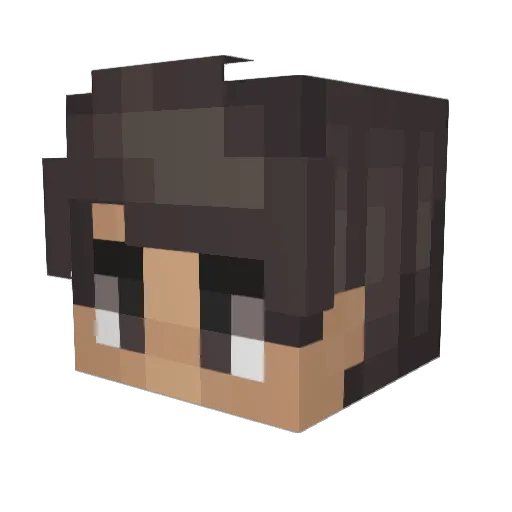 KiBynd Minecraft avatar head, 3D render