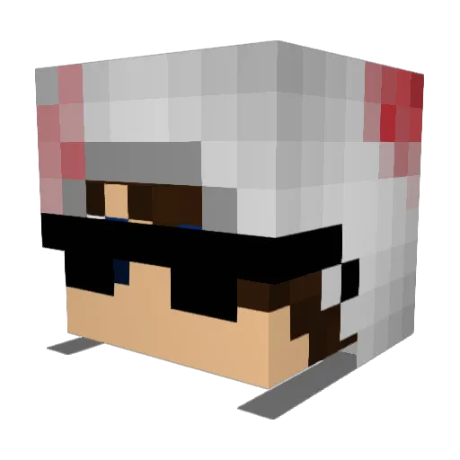 KiIIer7930 Minecraft avatar head, 3D render