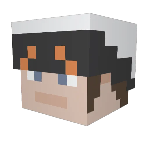 KiLeR_Broner12 Minecraft avatar head, 3D render