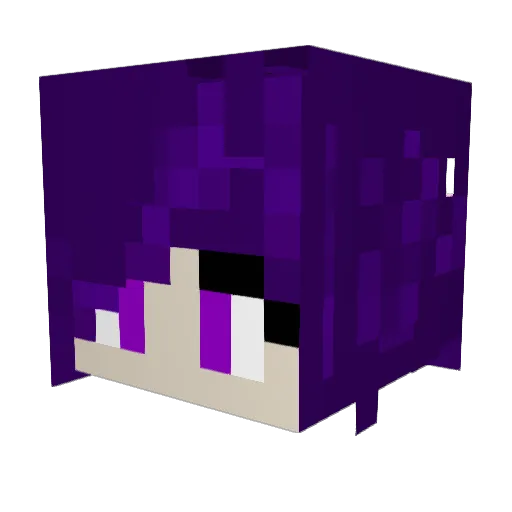 KiMa__ Minecraft avatar head, 3D render