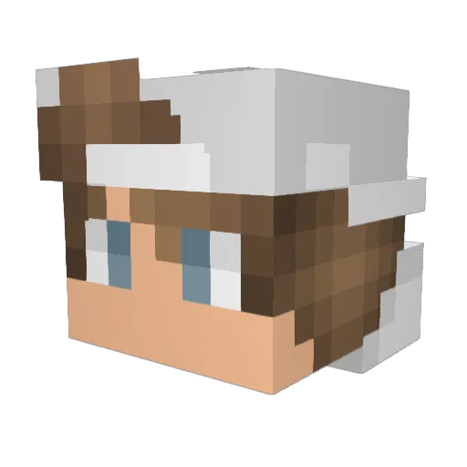 KiNG2730 Minecraft avatar head, 3D render