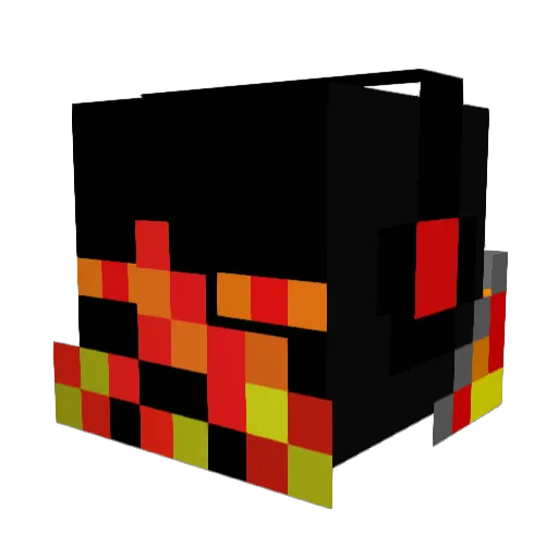 KiNgDemjanowMaxi Minecraft avatar head, 3D render