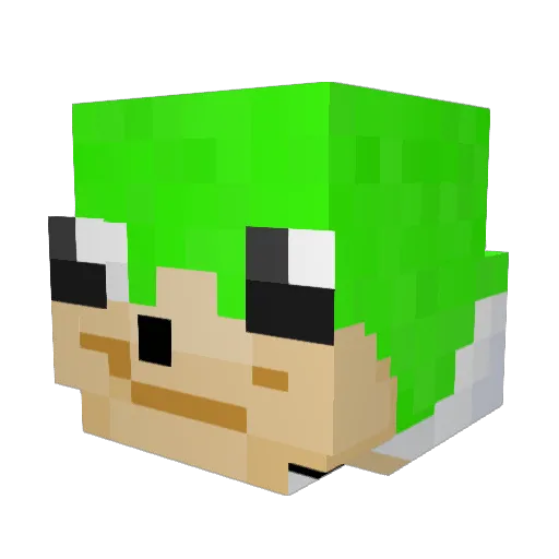 KiSoXyJordan Minecraft avatar head, 3D render