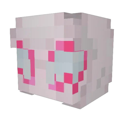 KiTSUNE___ Minecraft avatar head, 3D render