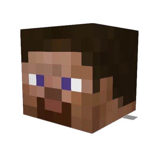 KiWi295 Minecraft avatar head, 3D render