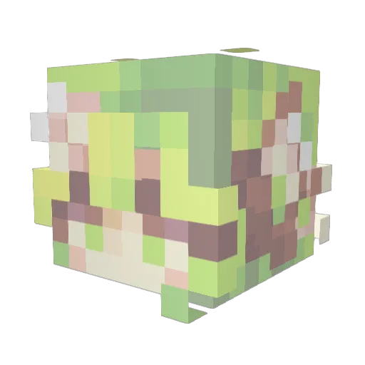 Ki_Chimaera Minecraft avatar head, 3D render