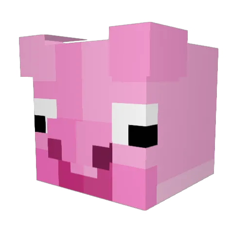 Ki_Mist Minecraft avatar head, 3D render