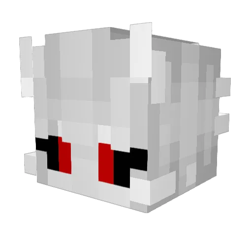 Ki_sh Minecraft avatar head, 3D render