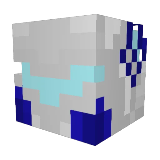 Kiacal Minecraft avatar head, 3D render