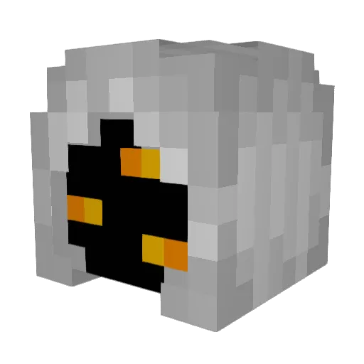 KianGG11 Minecraft avatar head, 3D render