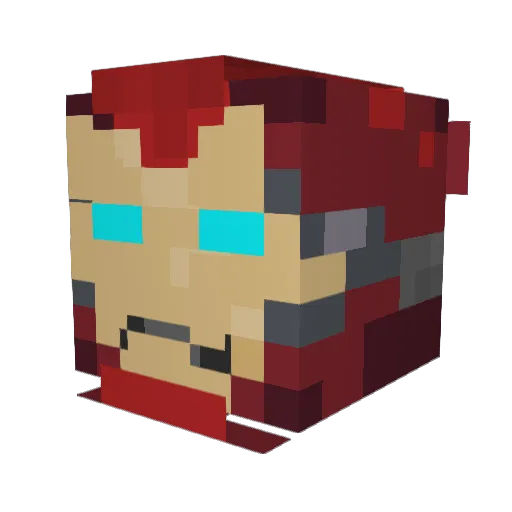 KianHannes Minecraft avatar head, 3D render