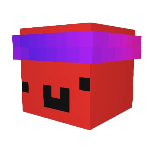 Kian_NPC Minecraft avatar head, 3D render