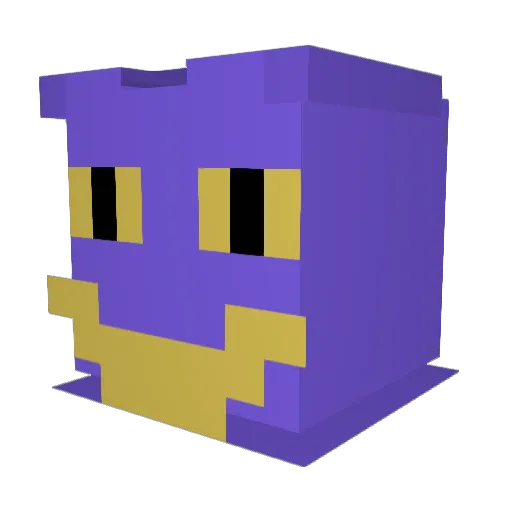 Kianhandsome Minecraft avatar head, 3D render