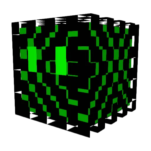 Kiathan Minecraft avatar head, 3D render