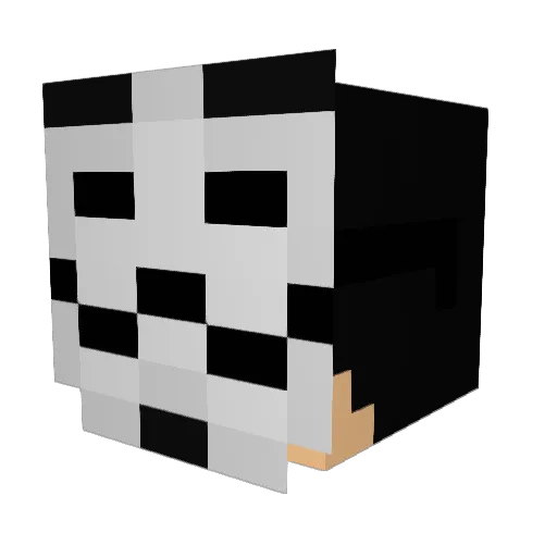 Kiaz__ Minecraft avatar head, 3D render