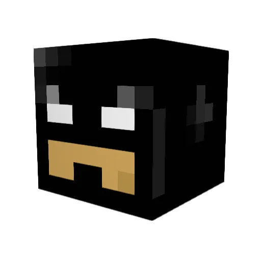 Kiba5000 Minecraft avatar head, 3D render