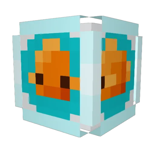Kibbeling4 Minecraft avatar head, 3D render