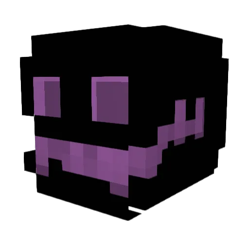 Kibitz Minecraft avatar head, 3D render