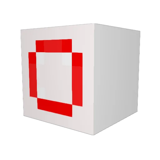 Kibuoon Minecraft avatar head, 3D render