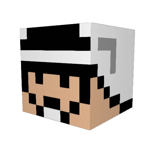 Minecraft-Avatar von KickDio_OffTable: Kopf als 3D-Render