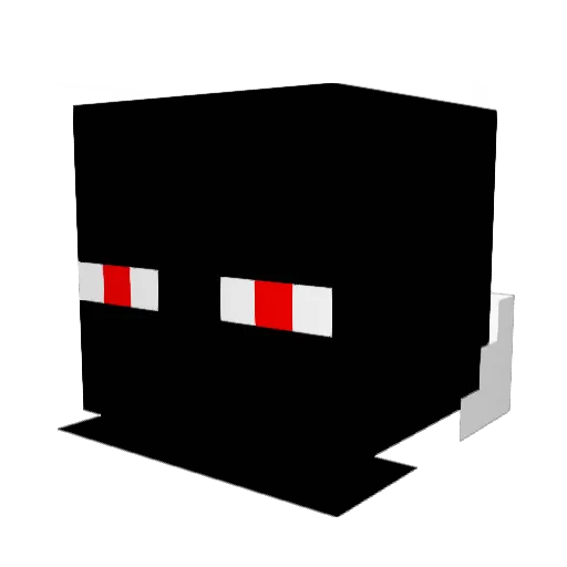 KickassRiley Minecraft avatar head, 3D render