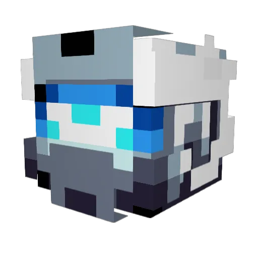 Kickass_dude45 Minecraft avatar head, 3D render
