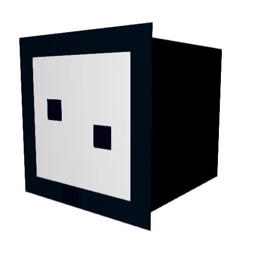 KidBexl Minecraft avatar head, 3D render