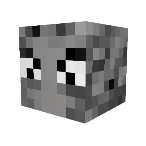 KidChaos97 Minecraft avatar head, 3D render