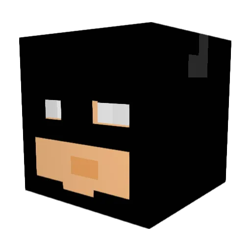 KidDrizzy Minecraft avatar head, 3D render