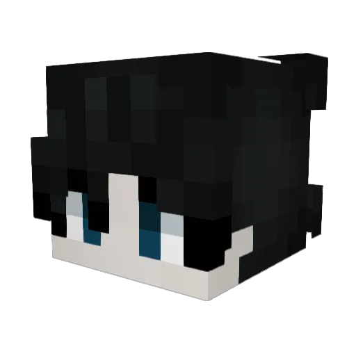 KidKenay Minecraft avatar head, 3D render