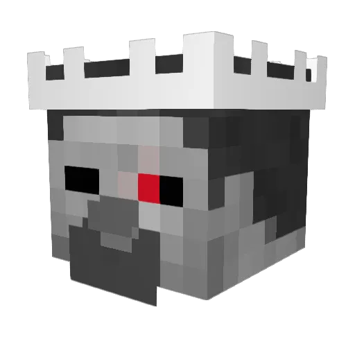 KidRuby1 Minecraft avatar head, 3D render